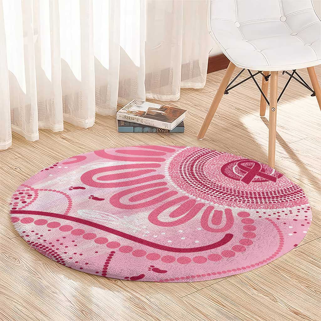 NAIDOC Week 2025 Indigenous Round Carpet Breast Cancer Pink Ribbon