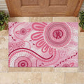 NAIDOC Week 2025 Indigenous Rubber Doormat Breast Cancer Pink Ribbon