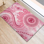 NAIDOC Week 2025 Indigenous Rubber Doormat Breast Cancer Pink Ribbon