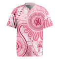 NAIDOC Week 2025 Indigenous Rugby Jersey Breast Cancer Pink Ribbon