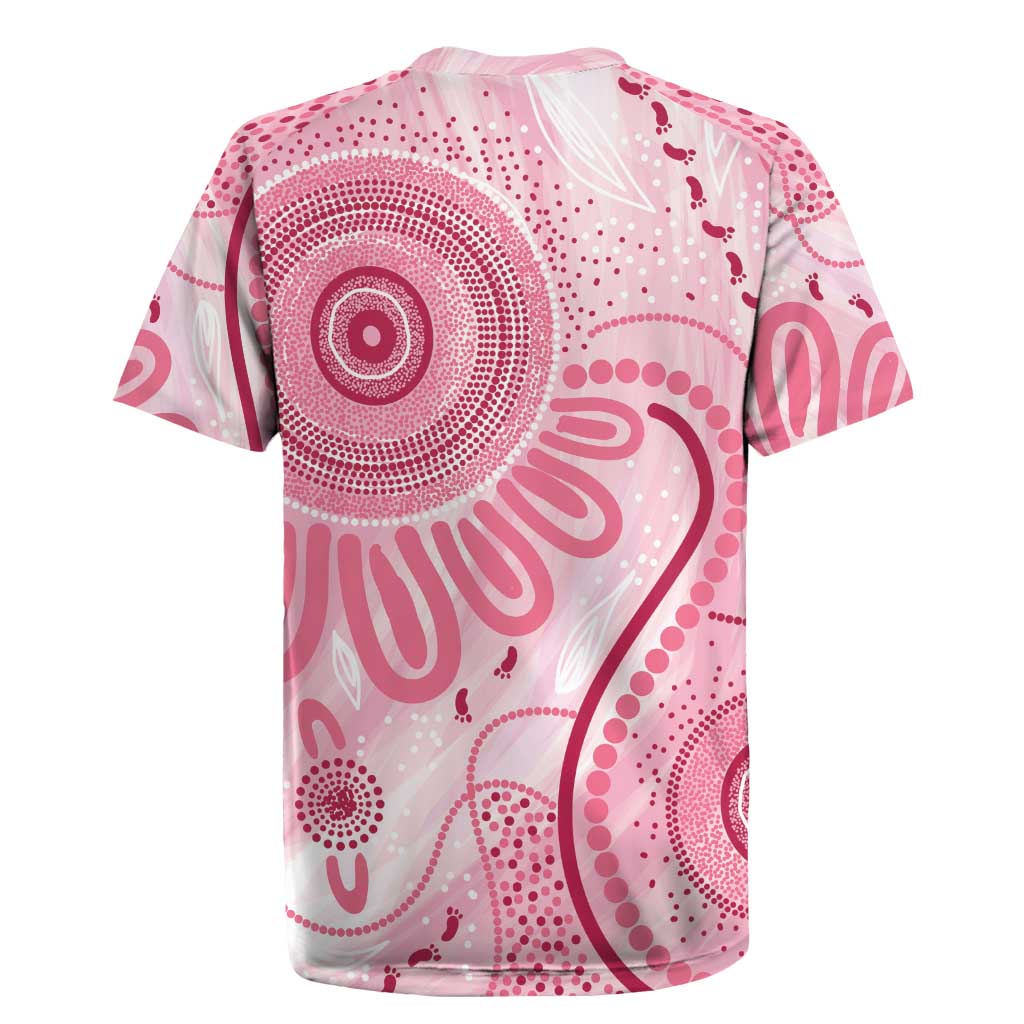 NAIDOC Week 2025 Indigenous Rugby Jersey Breast Cancer Pink Ribbon
