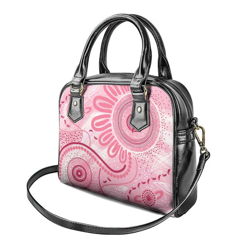 NAIDOC Week 2025 Indigenous Shoulder Handbag Breast Cancer Pink Ribbon