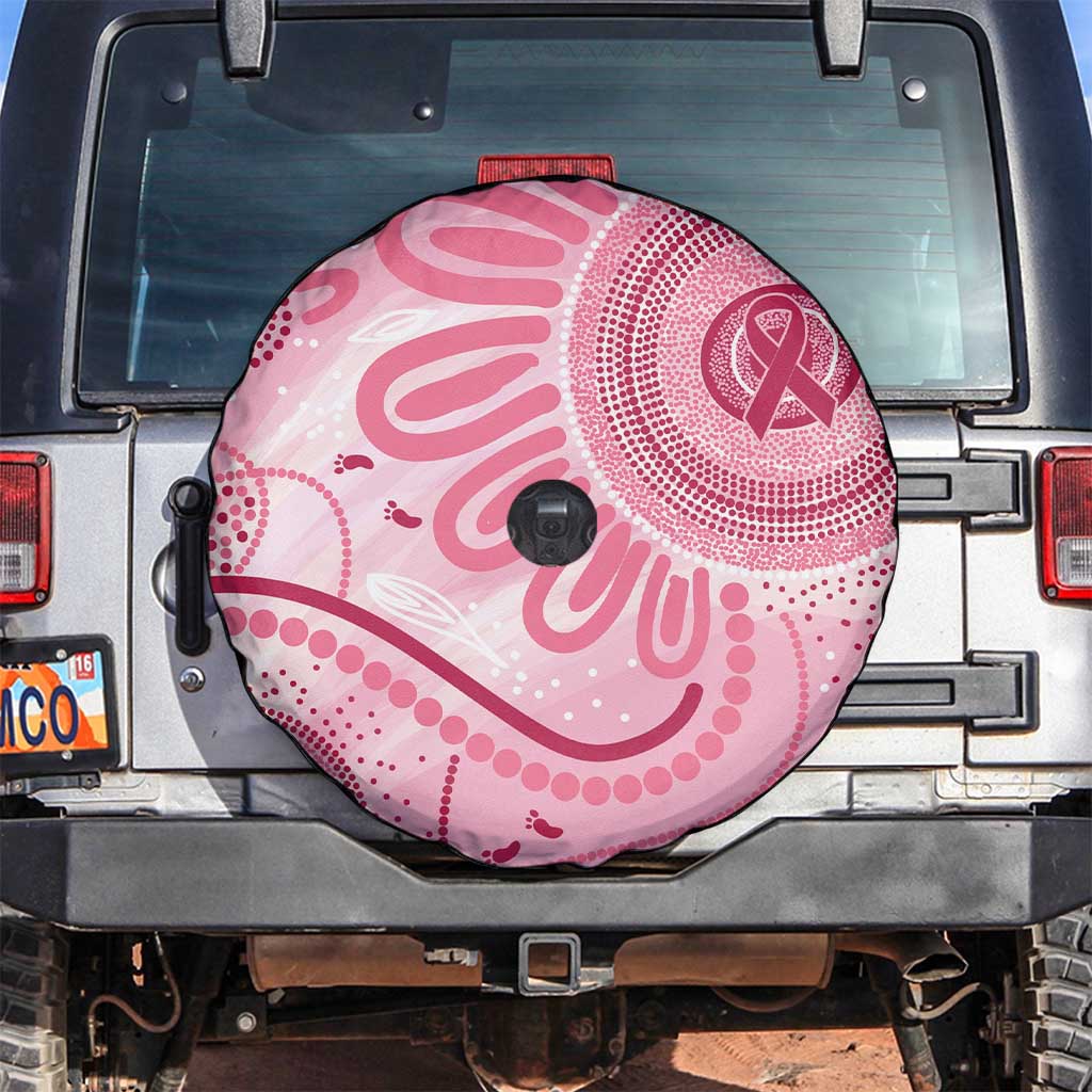 NAIDOC Week 2025 Indigenous Spare Tire Cover Breast Cancer Pink Ribbon