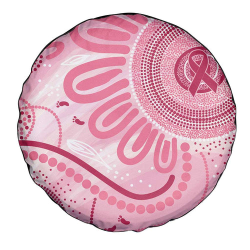 NAIDOC Week 2025 Indigenous Spare Tire Cover Breast Cancer Pink Ribbon