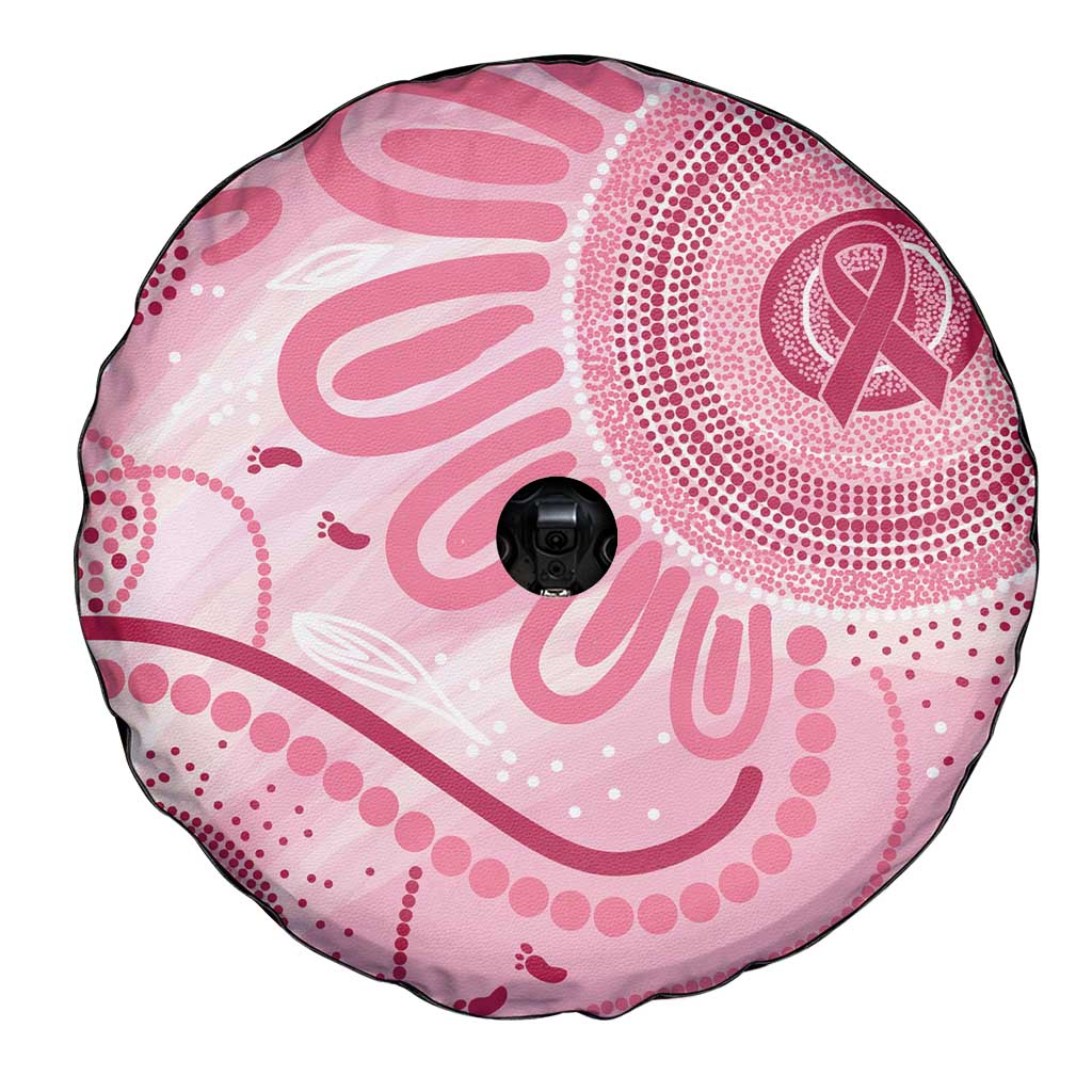 NAIDOC Week 2025 Indigenous Spare Tire Cover Breast Cancer Pink Ribbon