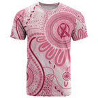 NAIDOC Week 2025 Indigenous T Shirt Breast Cancer Pink Ribbon