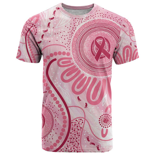 NAIDOC Week 2025 Indigenous T Shirt Breast Cancer Pink Ribbon