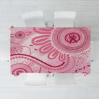 NAIDOC Week 2025 Indigenous Tablecloth Breast Cancer Pink Ribbon