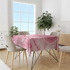 NAIDOC Week 2025 Indigenous Tablecloth Breast Cancer Pink Ribbon