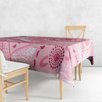 NAIDOC Week 2025 Indigenous Tablecloth Breast Cancer Pink Ribbon