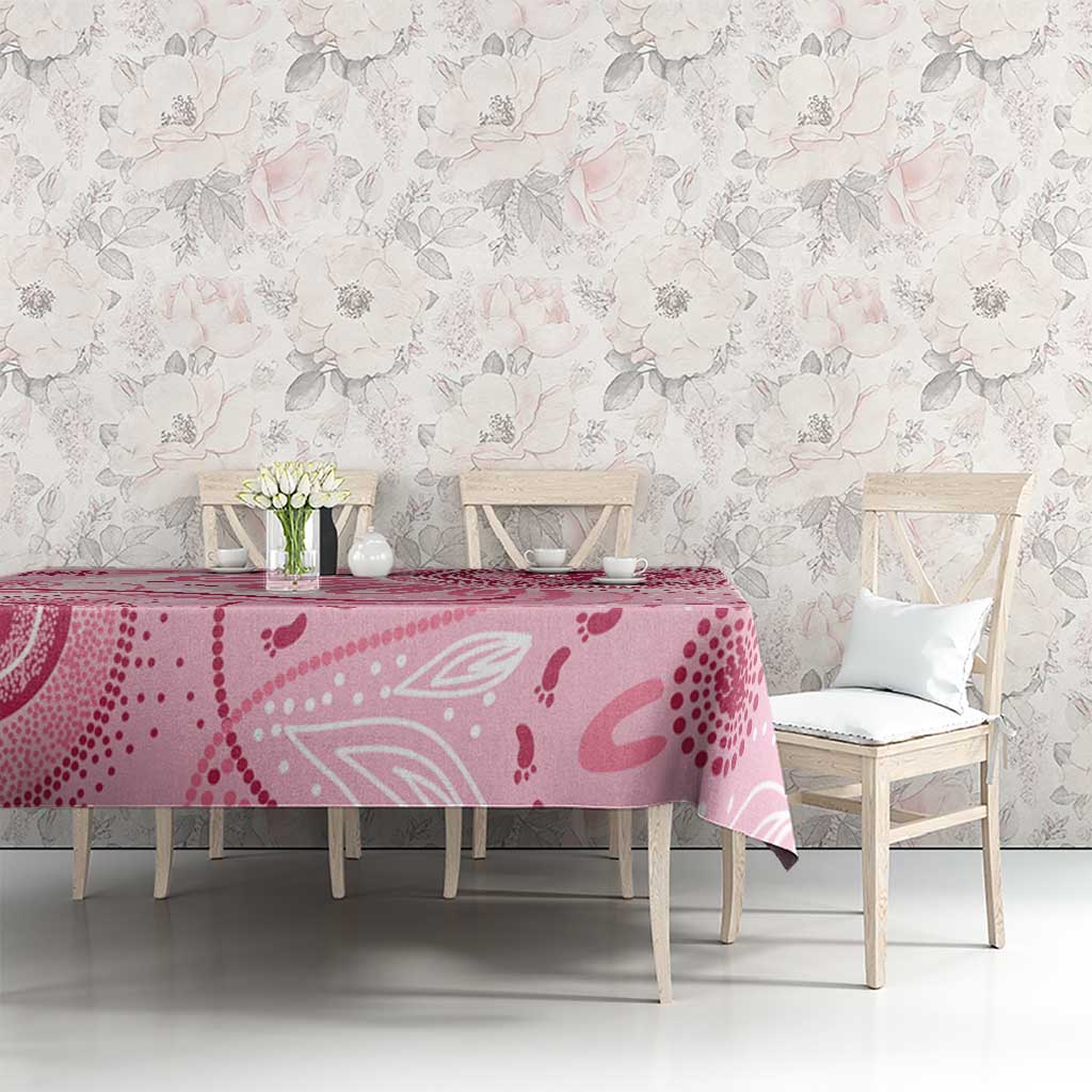 NAIDOC Week 2025 Indigenous Tablecloth Breast Cancer Pink Ribbon