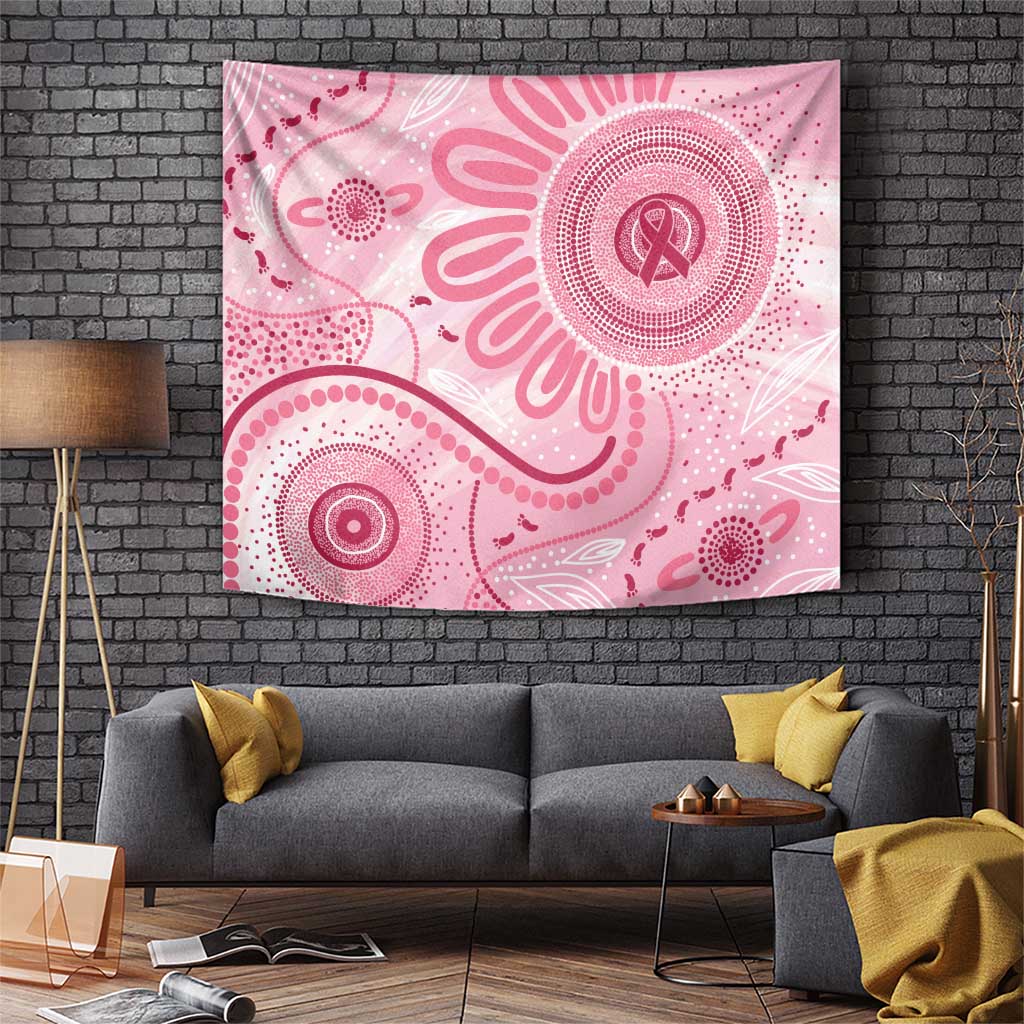 NAIDOC Week 2025 Indigenous Tapestry Breast Cancer Pink Ribbon