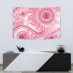 NAIDOC Week 2025 Indigenous Tapestry Breast Cancer Pink Ribbon