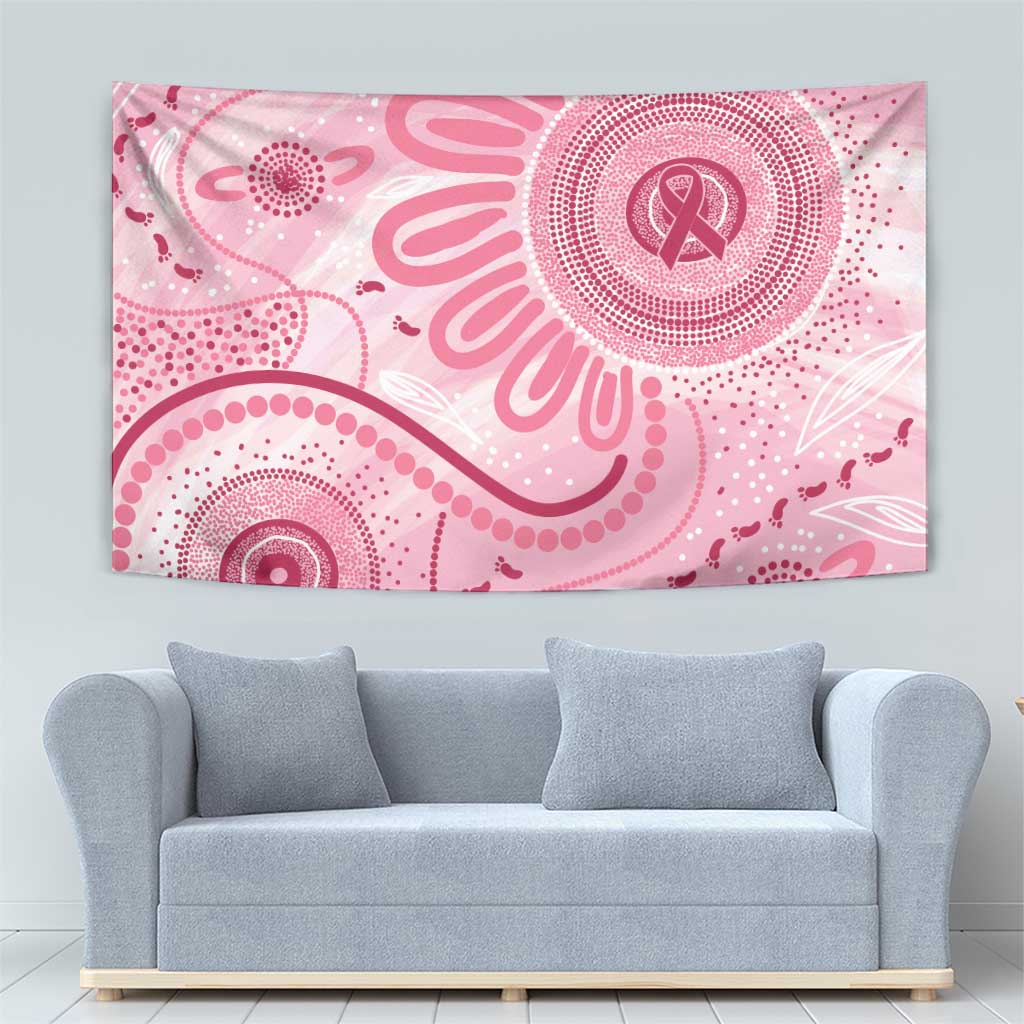 NAIDOC Week 2025 Indigenous Tapestry Breast Cancer Pink Ribbon