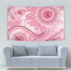 NAIDOC Week 2025 Indigenous Tapestry Breast Cancer Pink Ribbon