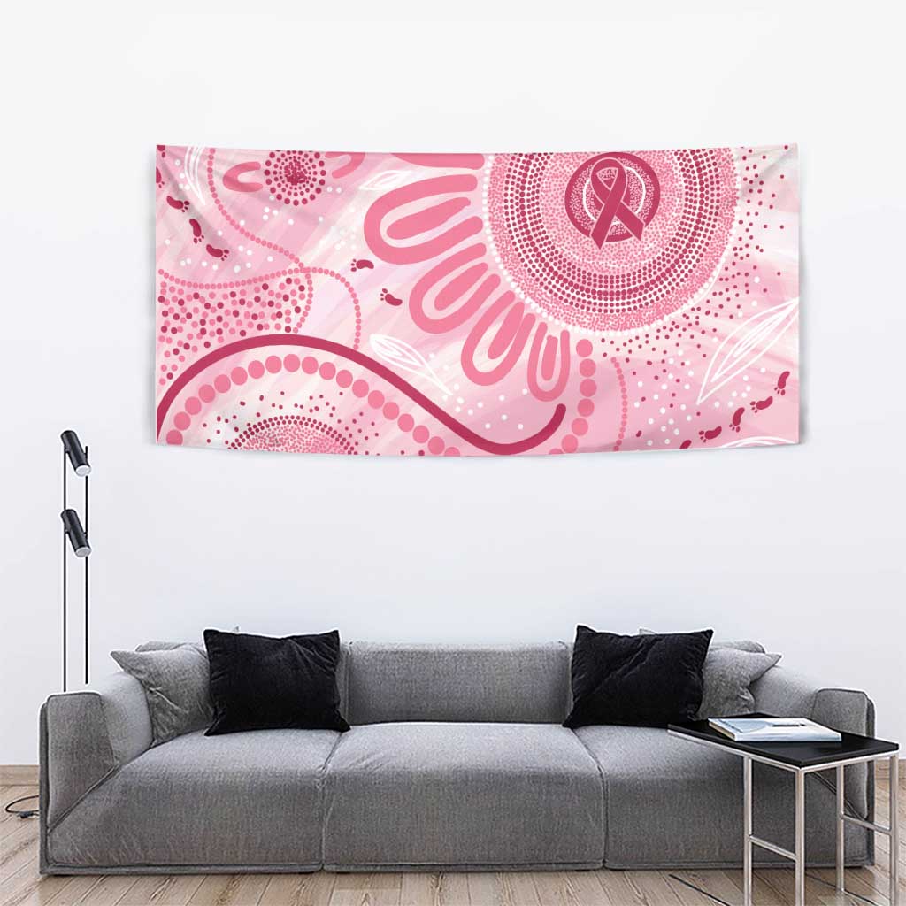 NAIDOC Week 2025 Indigenous Tapestry Breast Cancer Pink Ribbon