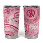 NAIDOC Week 2025 Indigenous Tumbler Cup Breast Cancer Pink Ribbon