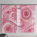 NAIDOC Week 2025 Indigenous Window Curtain Breast Cancer Pink Ribbon