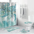 Aotearoa Maori Koru Curves Bathroom Set Mossy Paua Shell