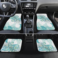 Aotearoa Maori Koru Curves Car Mats Mossy Paua Shell
