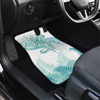 Aotearoa Maori Koru Curves Car Mats Mossy Paua Shell
