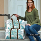 Aotearoa Maori Koru Curves Travel Bag Mossy Paua Shell
