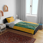 Australia 2024 Custom Bedding Set Aboriginal GO Team Aussie