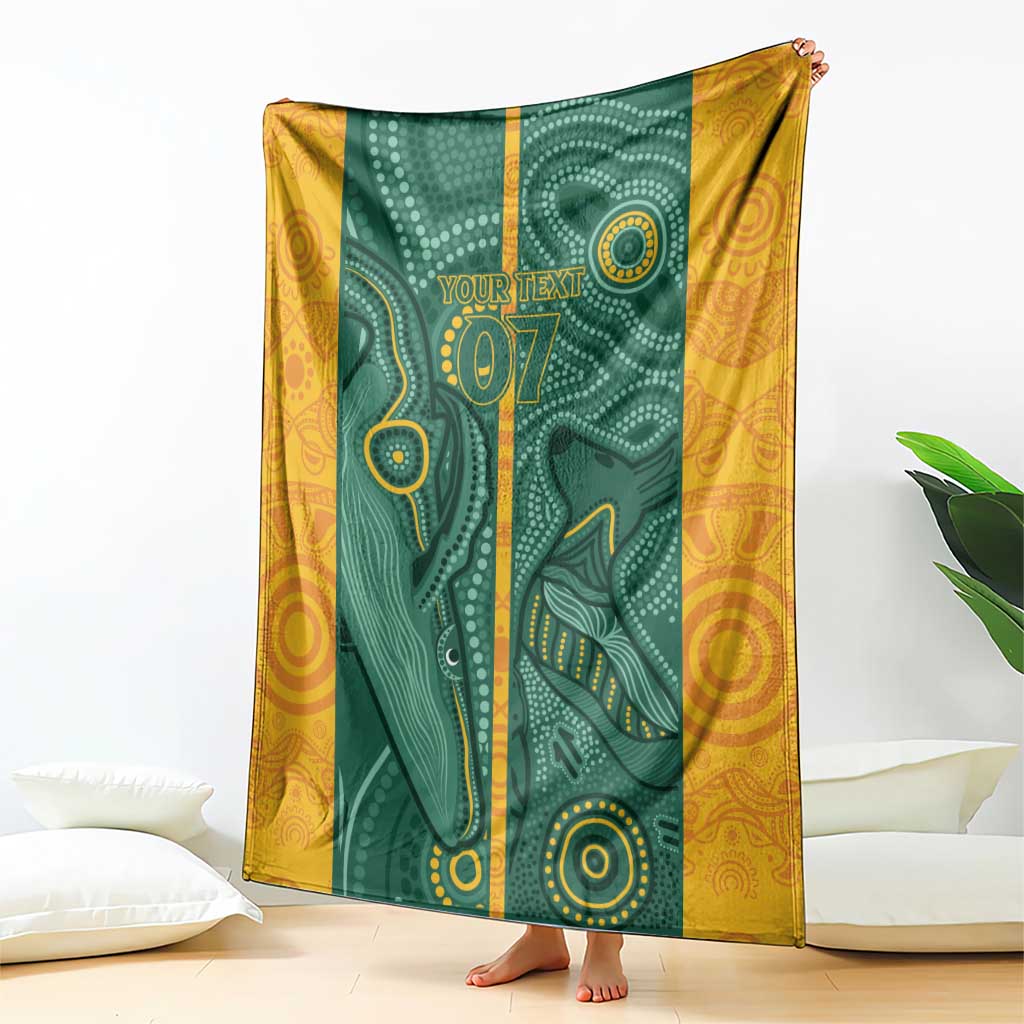 Australia 2024 Custom Blanket Aboriginal GO Team Aussie