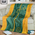 Australia 2024 Custom Blanket Aboriginal GO Team Aussie