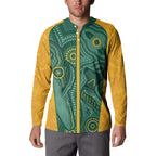 Australia 2024 Custom Button Sweatshirt Aboriginal GO Team Aussie