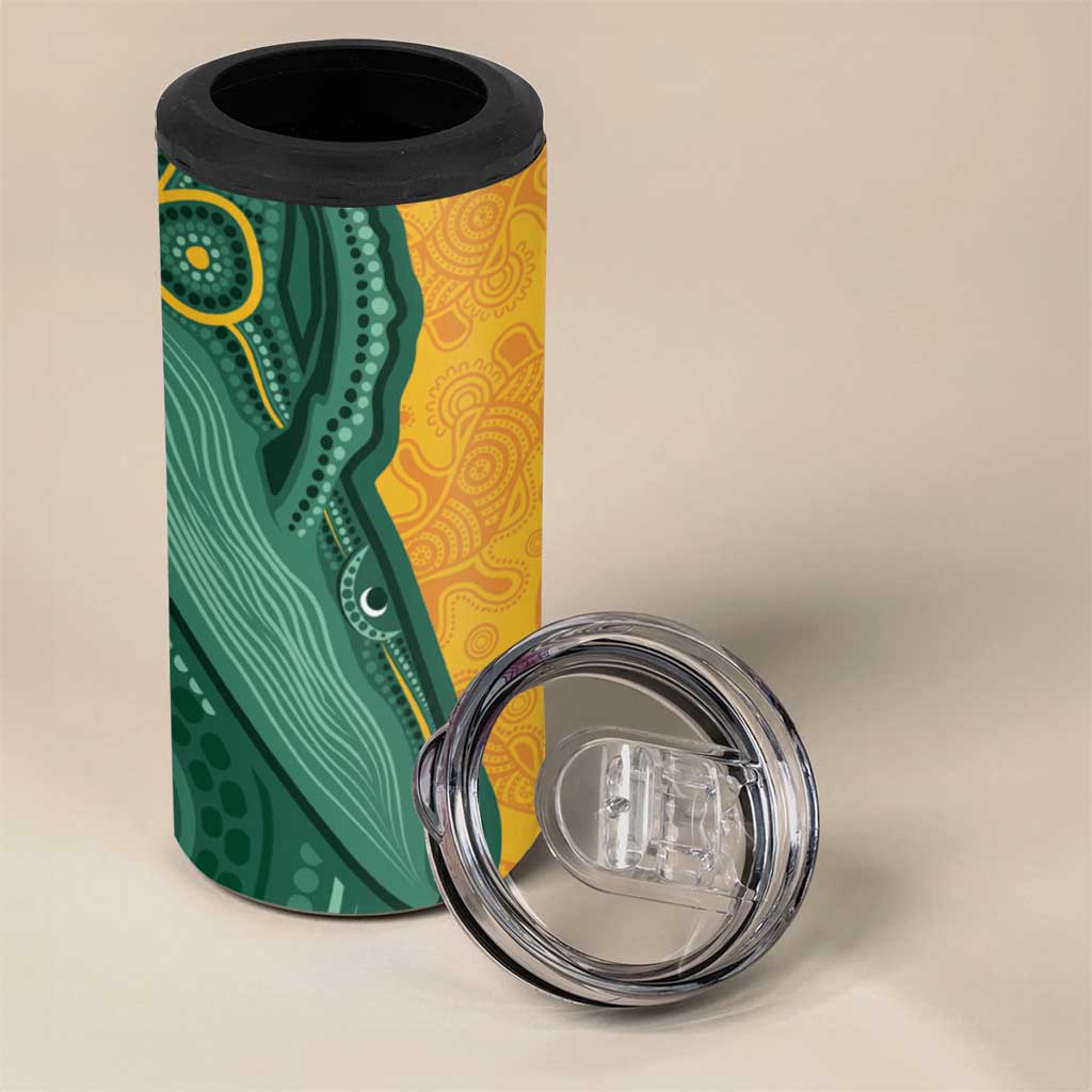 Australia 2024 4 in 1 Can Cooler Tumbler Aboriginal GO Team Aussie