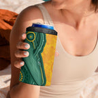 Australia 2024 4 in 1 Can Cooler Tumbler Aboriginal GO Team Aussie