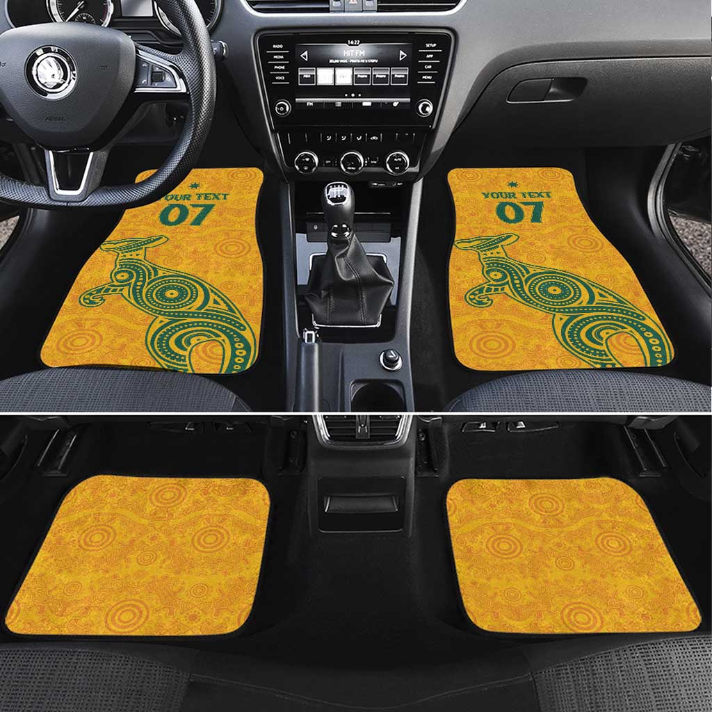 Australia 2024 Custom Car Mats Aboriginal GO Team Aussie