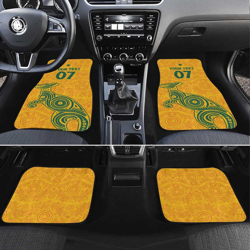 Australia 2024 Custom Car Mats Aboriginal GO Team Aussie
