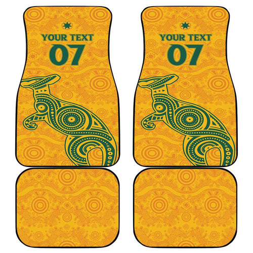 Australia 2024 Custom Car Mats Aboriginal GO Team Aussie