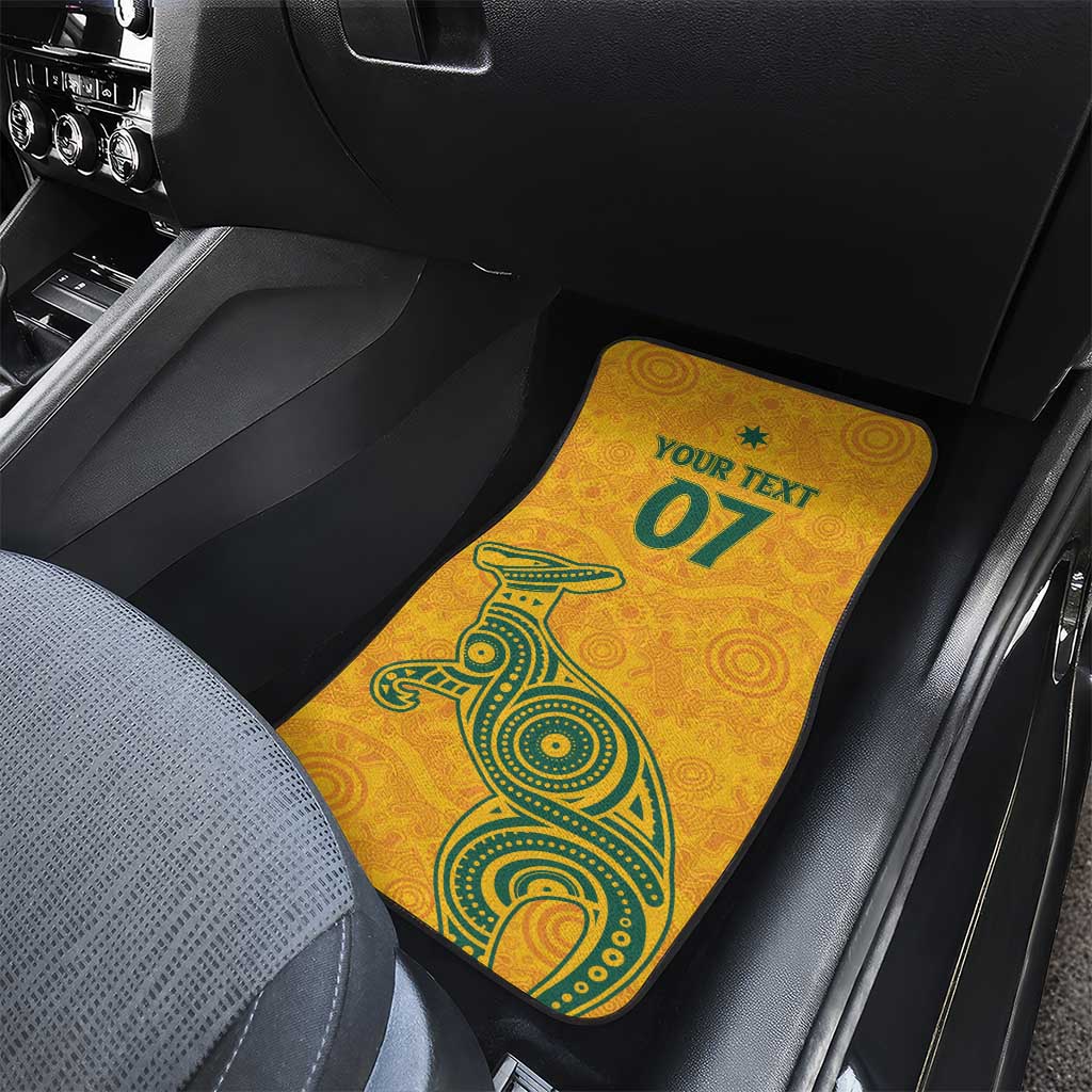 Australia 2024 Custom Car Mats Aboriginal GO Team Aussie
