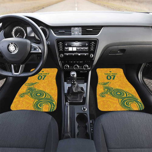 Australia 2024 Custom Car Mats Aboriginal GO Team Aussie