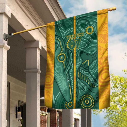 Australia 2024 Custom Garden Flag Aboriginal GO Team Aussie