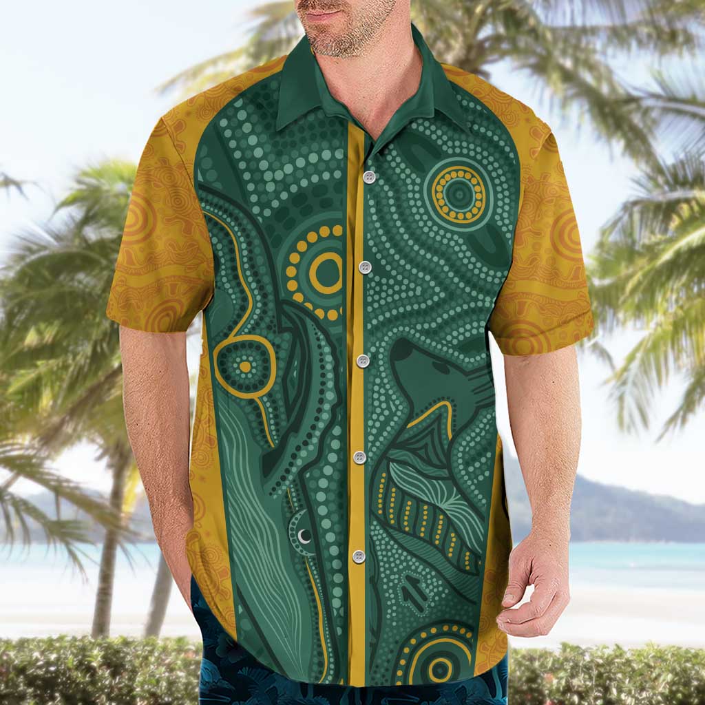 Australia 2024 Custom Hawaiian Shirt Aboriginal GO Team Aussie