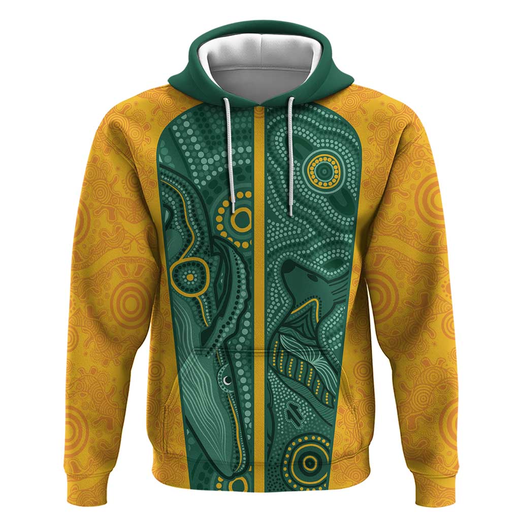 Australia 2024 Custom Hoodie Aboriginal GO Team Aussie