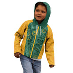 Australia 2024 Custom Kid Hoodie Aboriginal GO Team Aussie