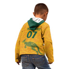Australia 2024 Custom Kid Hoodie Aboriginal GO Team Aussie