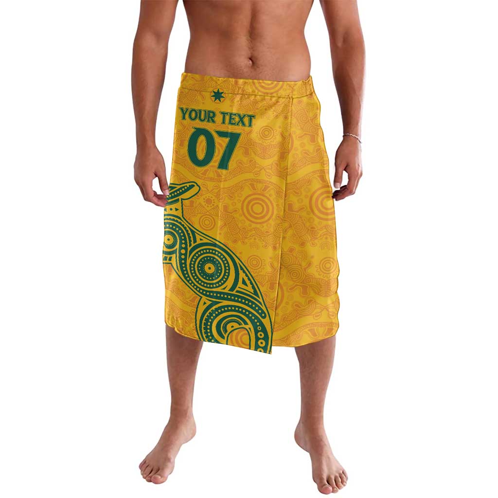 Australia 2024 Custom Lavalava Aboriginal GO Team Aussie