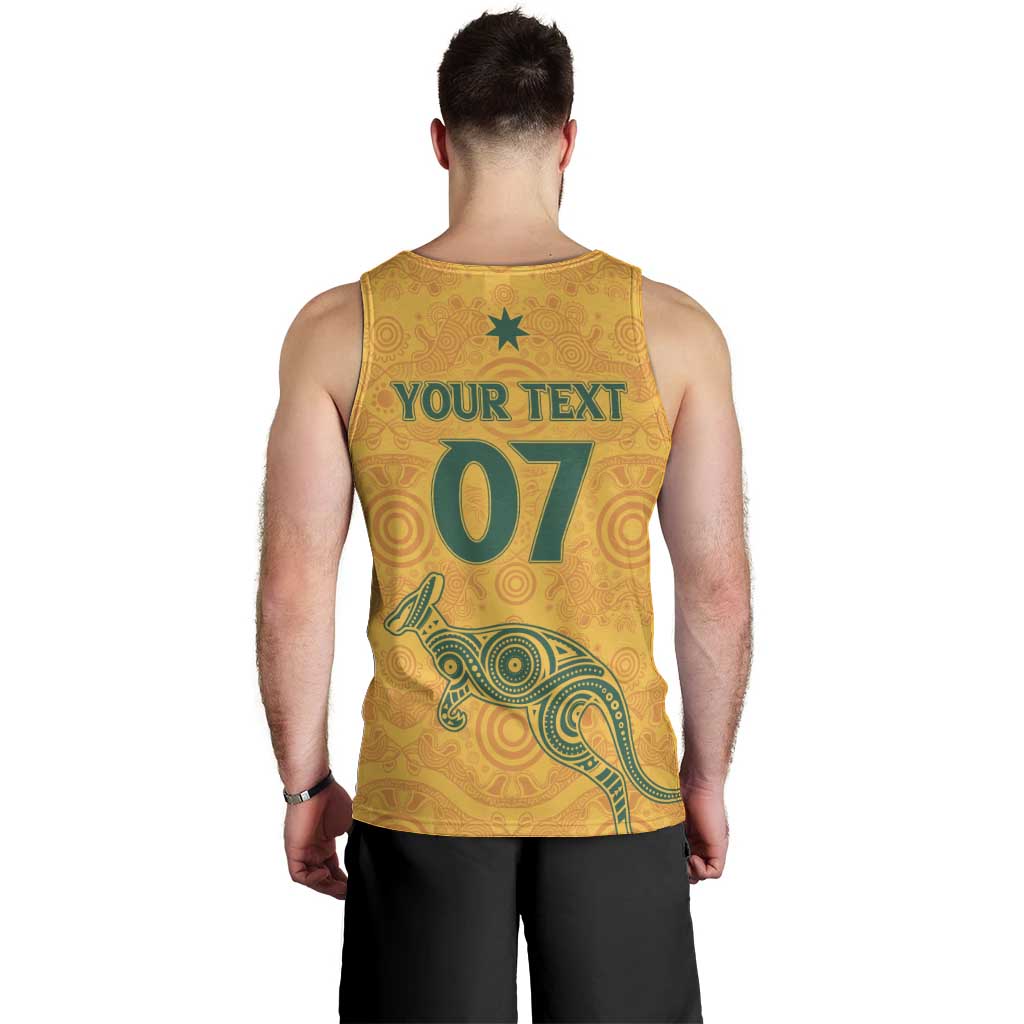 Australia 2024 Custom Men Tank Top Aboriginal GO Team Aussie