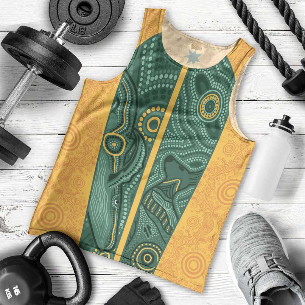 Australia 2024 Custom Men Tank Top Aboriginal GO Team Aussie
