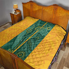 Australia 2024 Custom Quilt Aboriginal GO Team Aussie