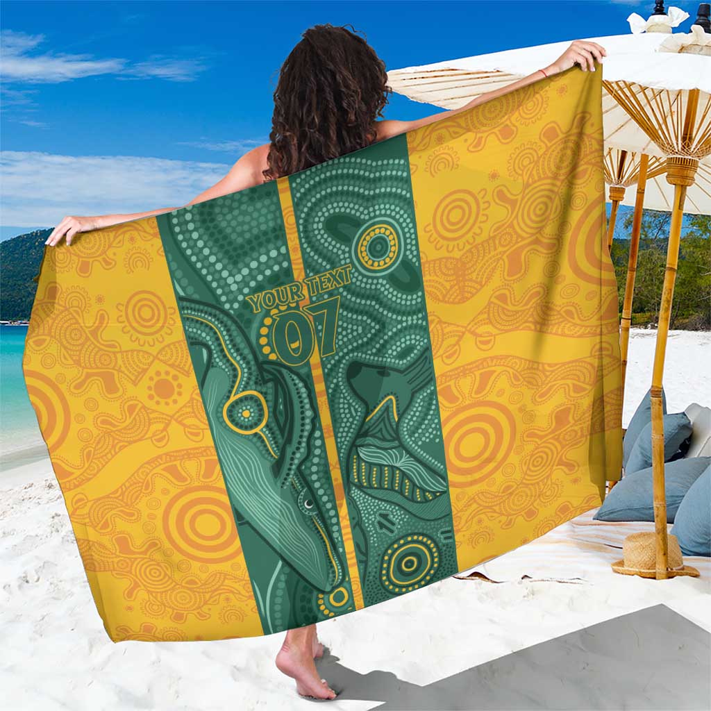 Australia 2024 Custom Sarong Aboriginal GO Team Aussie