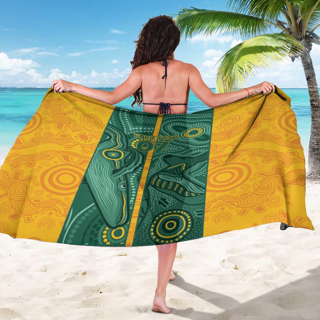 Australia 2024 Custom Sarong Aboriginal GO Team Aussie