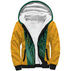 Australia 2024 Custom Sherpa Hoodie Aboriginal GO Team Aussie