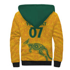 Australia 2024 Custom Sherpa Hoodie Aboriginal GO Team Aussie